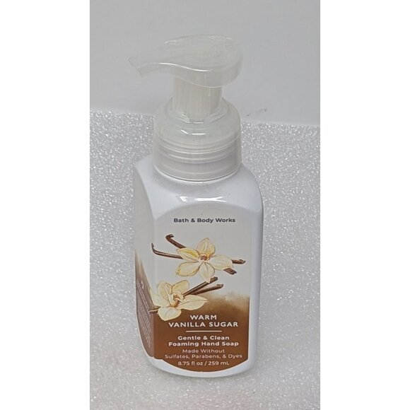 Bath & Body Works Warm Vanilla Sugar Gentle & Clean Foaming Hand Soap 8.75 Fl Oz - Picture 1 of 1